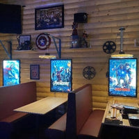 9-PACK 27x40 Glowbox "World Famous" LED Poster Frames - Made in the USA