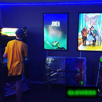 2-PACK Glowbox "World Famous" LED Poster Frames - Made in the USA