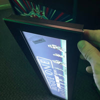 Mylar 5x25 Glowbox LED Light Box Poster Frame - Made in the USA