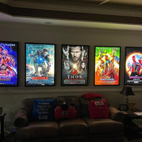 10-PACK 27x40 Glowbox "World Famous" LED Poster Frames - Made in the USA