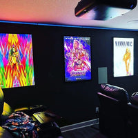 4-PACK Glowbox "World Famous" LED Light Box Poster Frames - Made in the USA