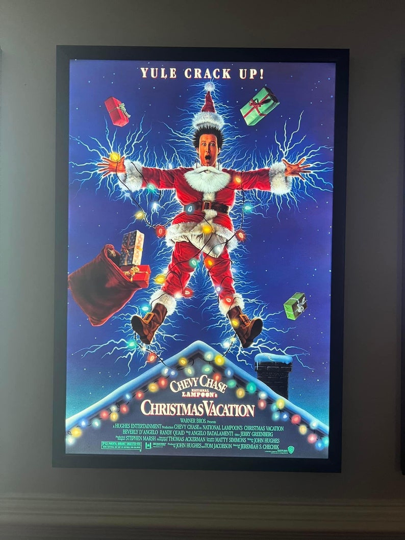 3-PACK 27x40 Glowbox "World Famous" LED Poster Frames - Made in the USA