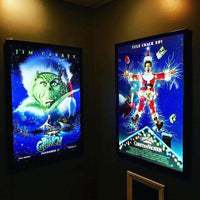 4-PACK Glowbox "World Famous" LED Light Box Poster Frames - Made in the USA