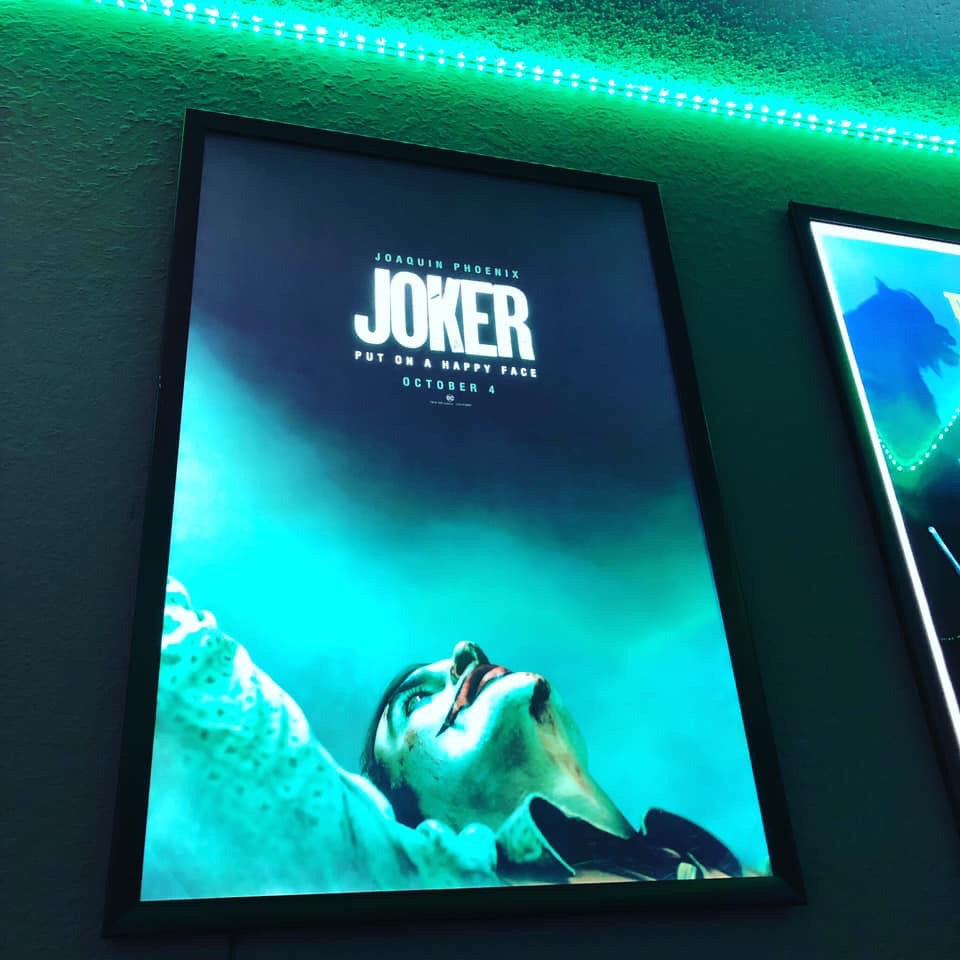 LED Light Box Poster Frames for Home Theaters Business Decor. Edgelit your movie posters at Glowbox. Glowbox