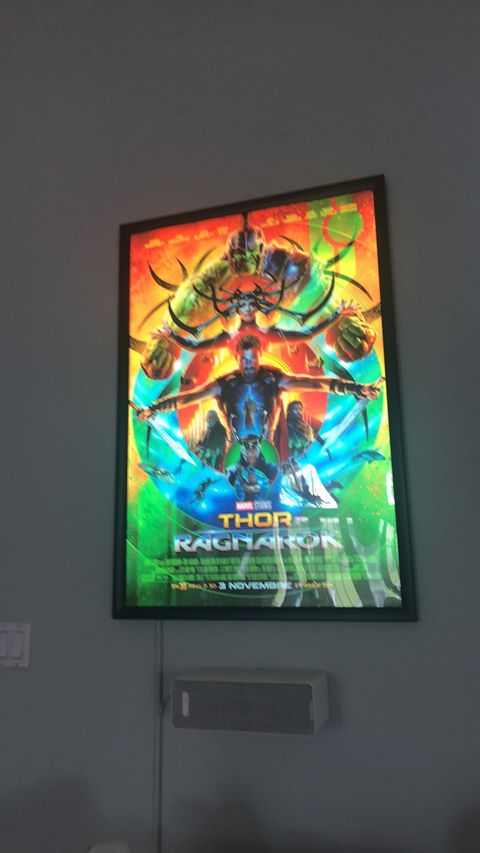 48x72" Glowbox "World Famous" LED Poster Frame - Made in the USA