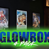 4-PACK Glowbox "World Famous" LED Poster Frames