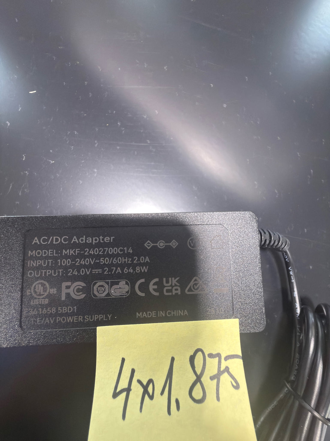 Power Supply Replacement - 24v - Glowbox LED Frames