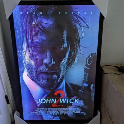 3-Pack "World Famous" 27x40 LED Glowbox Light Box Poster Frames