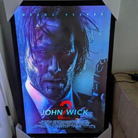 3-Pack "World Famous" 27x40 LED Glowbox Light Box Poster Frames