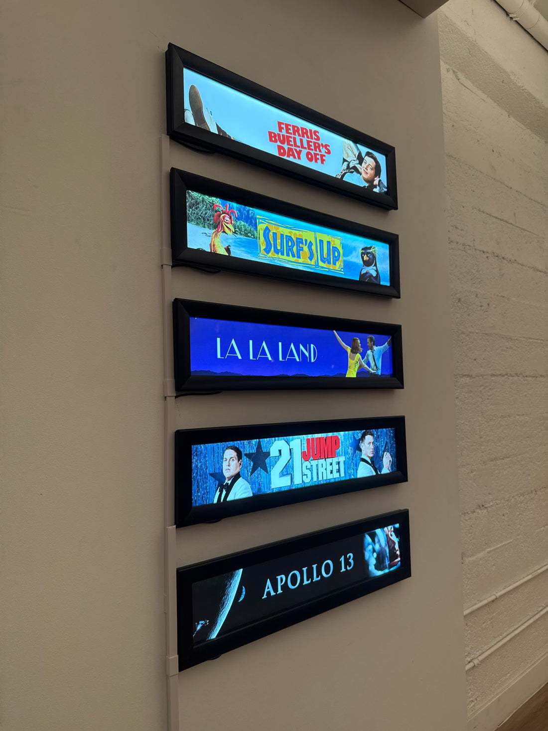 Mylar 5x25 Glowbox LED Light Box Poster Frame