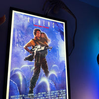 1 Qty Glowbox "World Famous" LED Poster Frame - Select Poster Size: