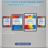 12-PACK Glowbox "World Famous" LED Poster Frames