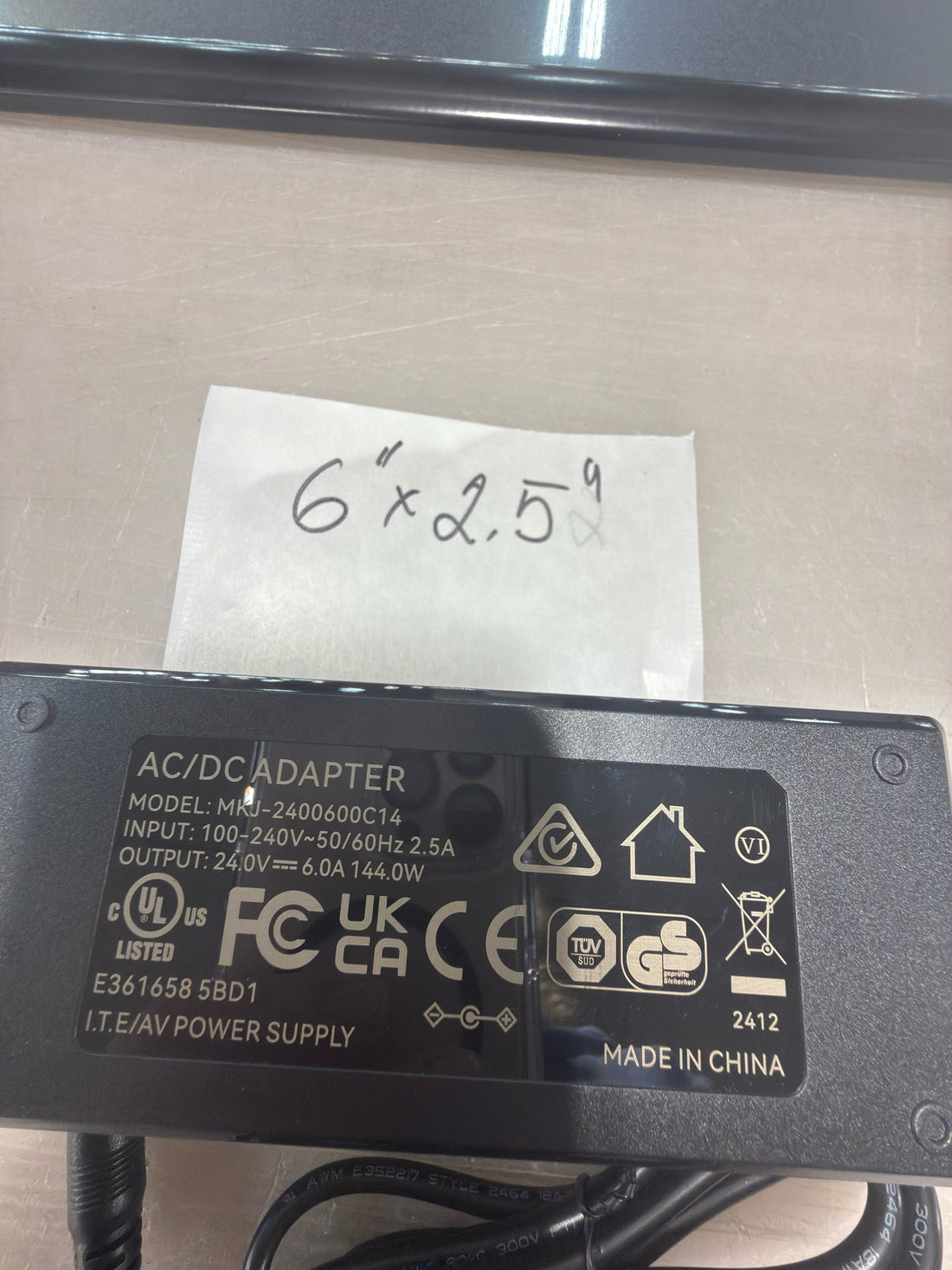 Power Supply Replacement - 24v - Glowbox LED Frames