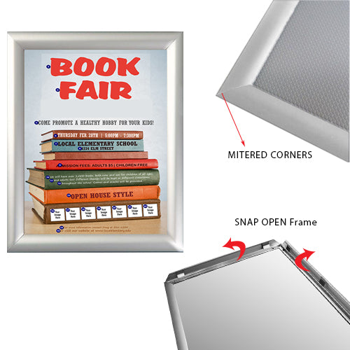 Snap Premium Anodized Aluminum Poster Frame - 1.25 Profile