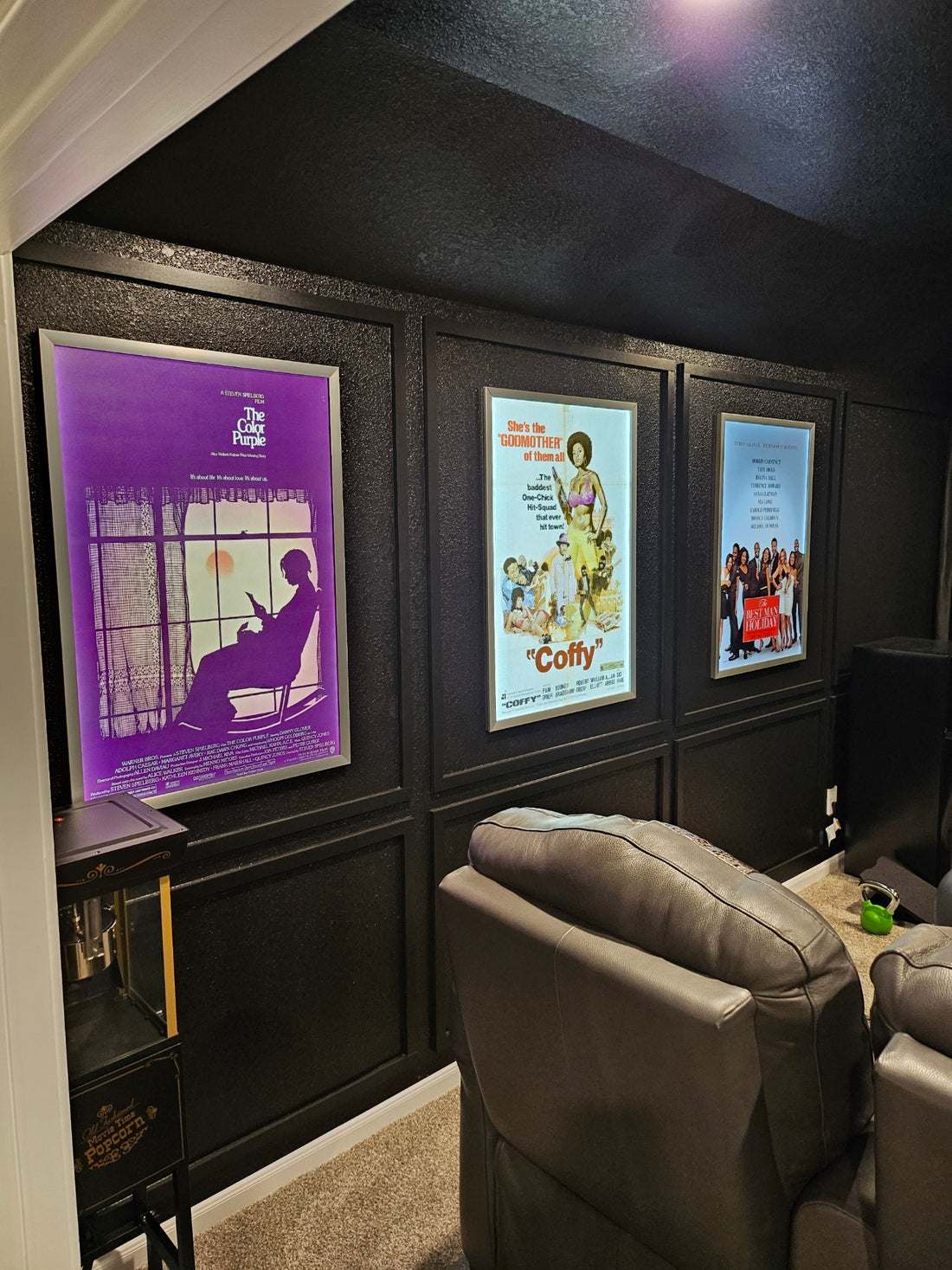 3-Pack "World Famous" 27x40 LED Glowbox Light Box Poster Frames