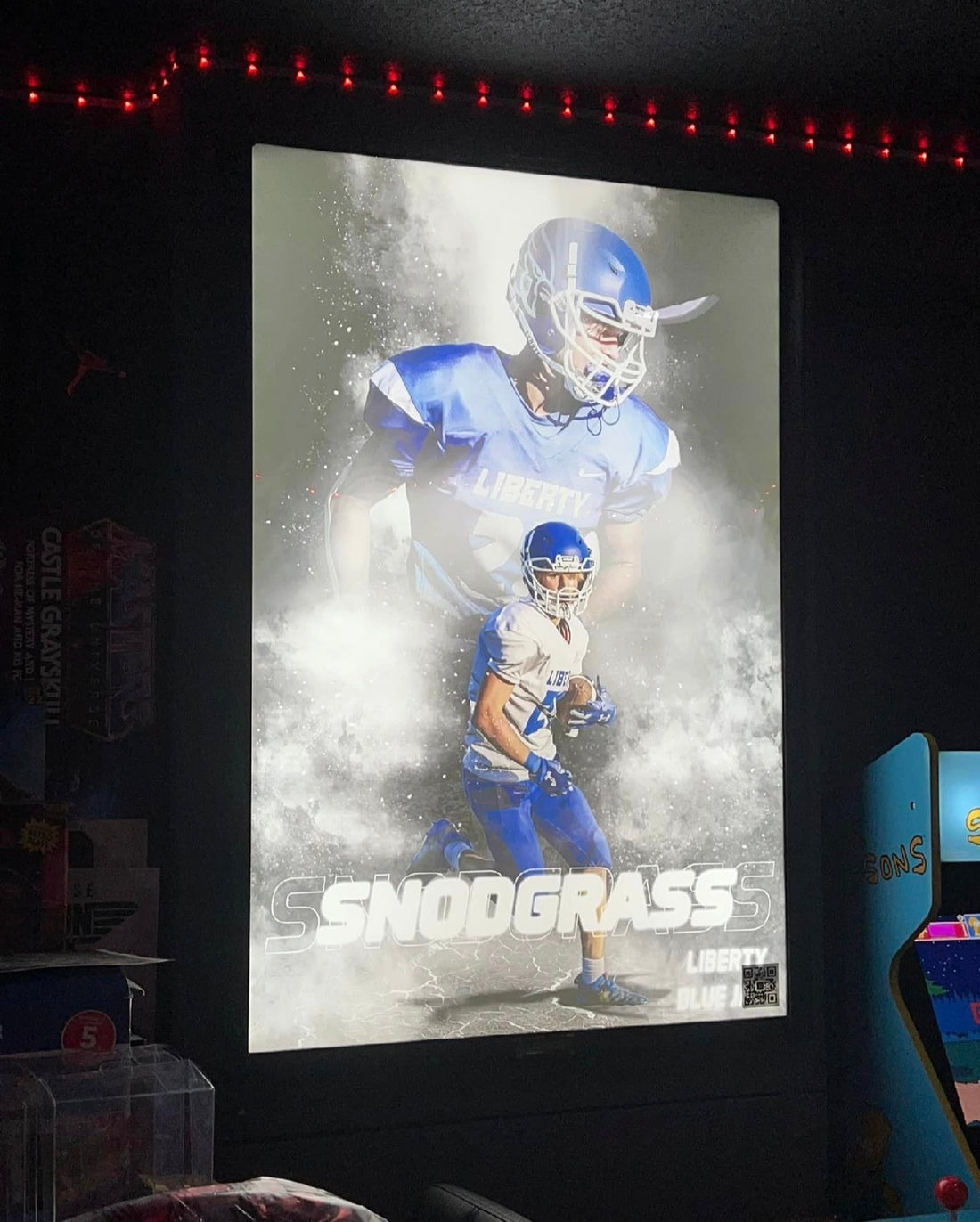 12-PACK Glowbox "World Famous" LED Poster Frames