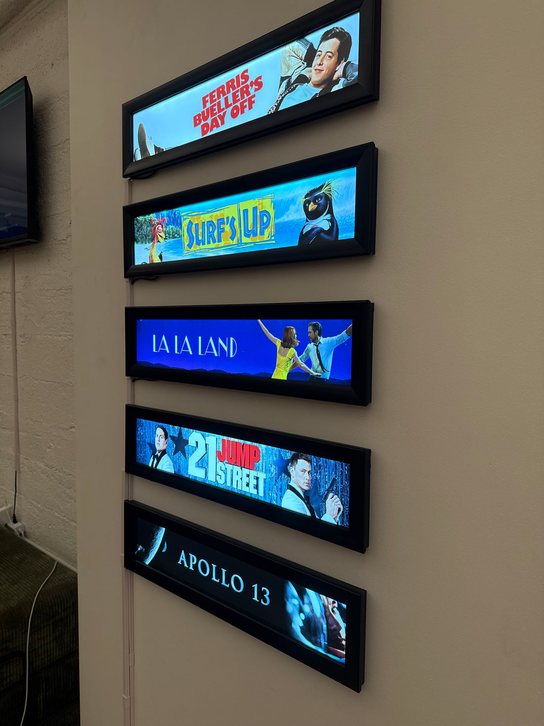 Mylar 5x25 Glowbox LED Light Box Poster Frame