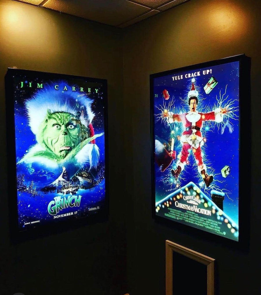 48x72" Glowbox "World Famous" LED Poster Frame - Made in the USA