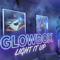 12-PACK Glowbox "World Famous" LED Poster Frames