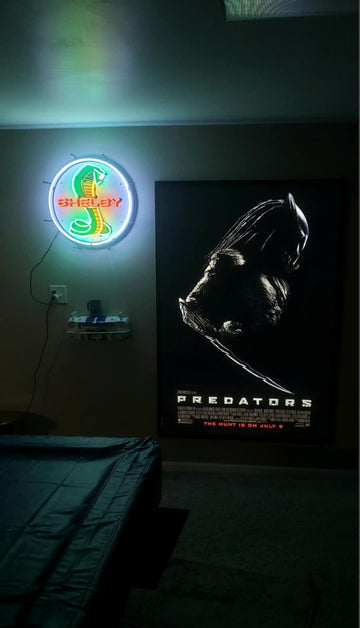 48x72 "World Famous" Glowbox LED Poster Frame