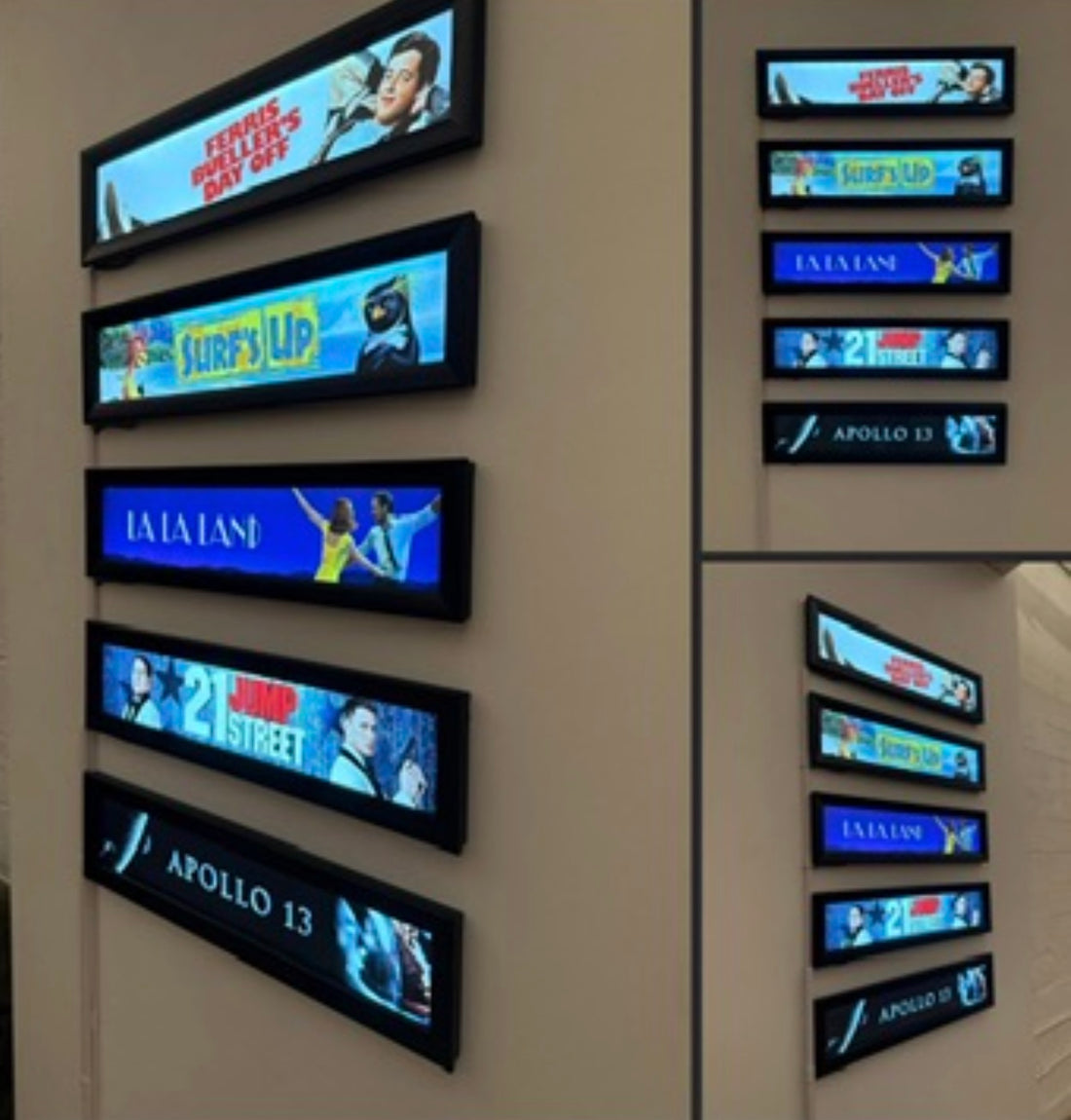 MYLAR MULTI-PACK BUNDLES 5x25 Glowbox LED Light Box Poster Frames