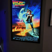 Glowbox "World Famous" LED Poster Frame - Select your size