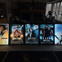 4-PACK Glowbox "World Famous" LED Poster Frames