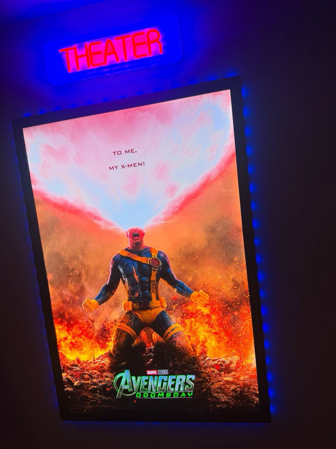 1 27x40" Glowbox "World Famous" LED Poster Frame - Most Popular