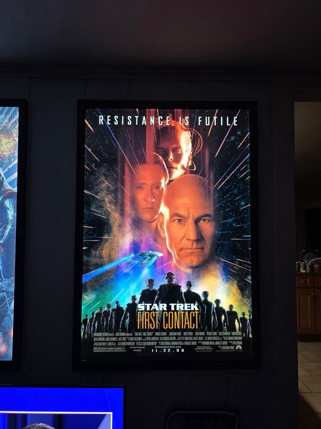 1 27x40" Glowbox "World Famous" LED Poster Frame - Most Popular