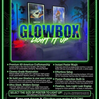 1 QTY Mylar 5x25 Glowbox LED Light Box Poster Frame