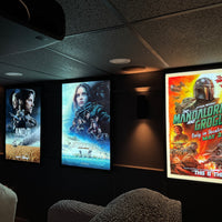 3-Pack "World Famous" 27x40 LED Glowbox Light Box Poster Frames