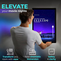 3-Pack Mylar 5x25 Glowbox LED Light Box Poster Frames