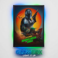 1 Qty Glowbox "World Famous" LED Poster Frame - Select Poster Size: