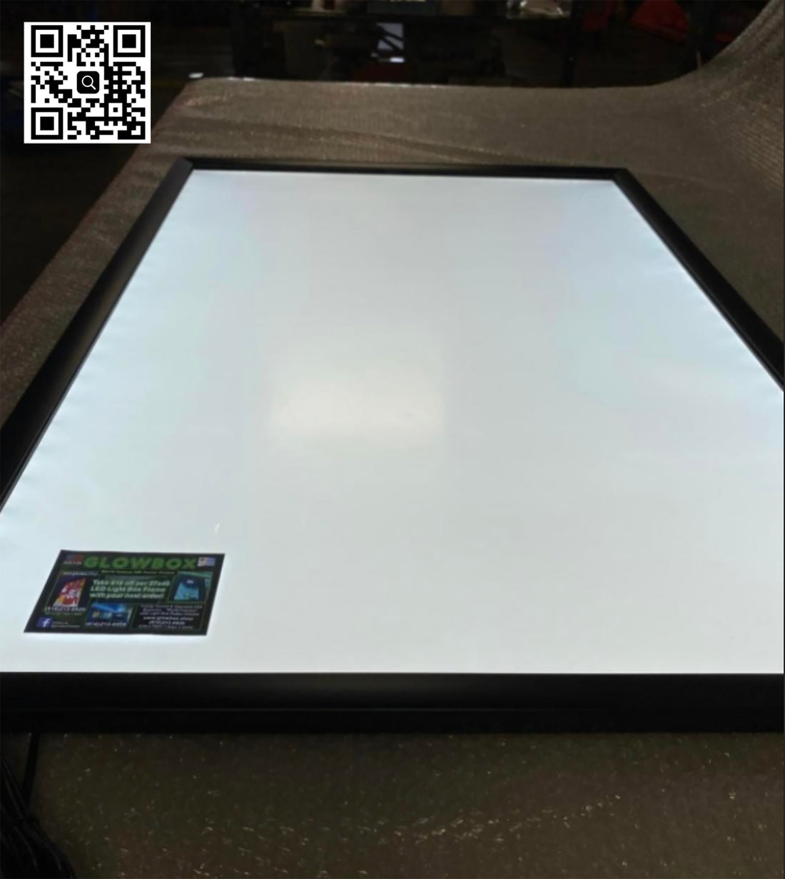 3-Pack "World Famous" 27x40 LED Glowbox Light Box Poster Frames