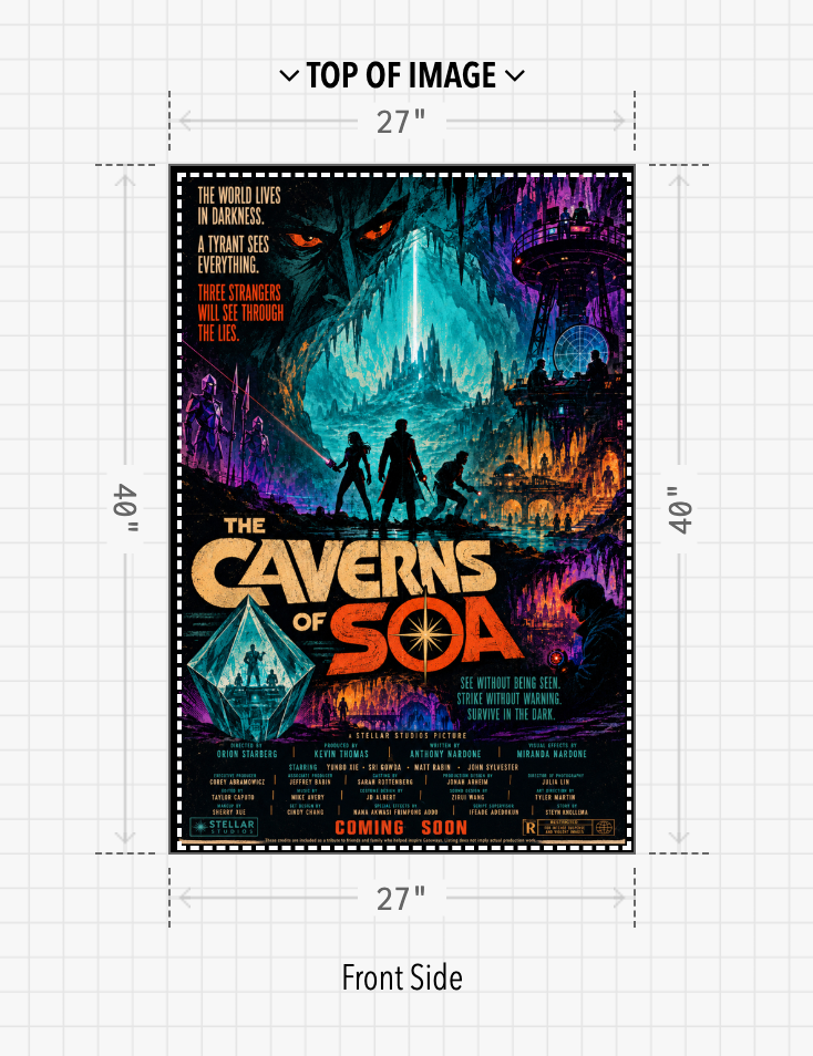 Custom Backlit Poster Printing | Select your size