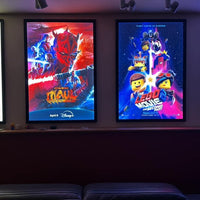 4-PACK Glowbox "World Famous" LED Poster Frames