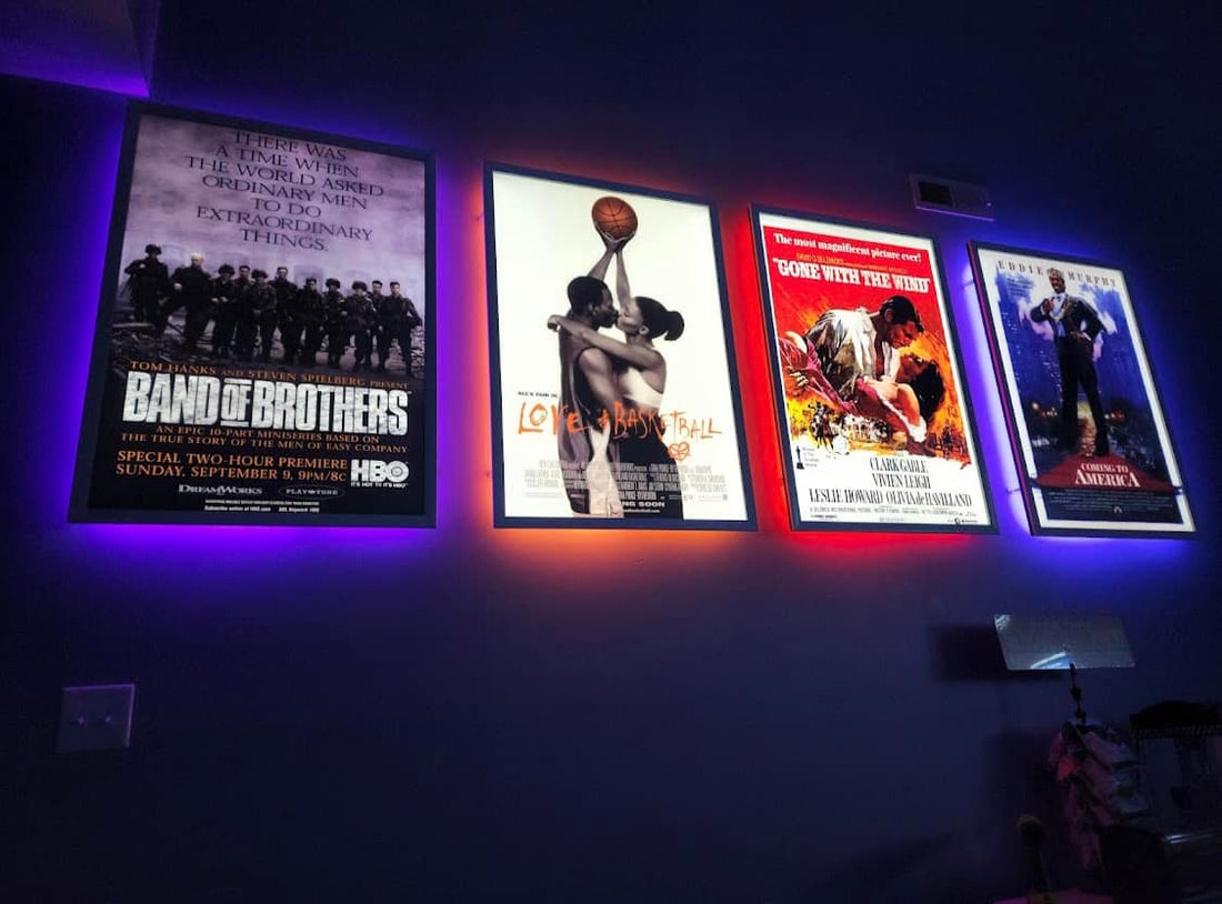 48x72" Glowbox "World Famous" LED Poster Frame - Made in the USA