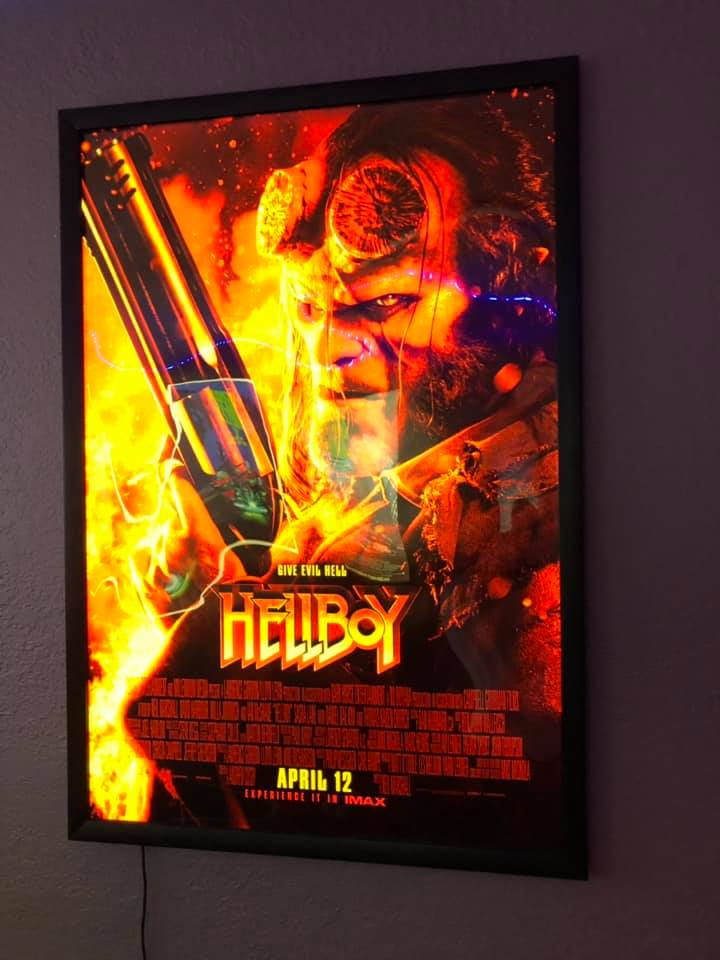 48x72" Glowbox "World Famous" LED Poster Frame - Made in the USA
