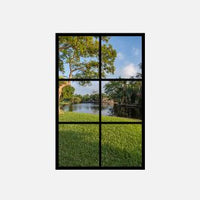 FAUX LED Window Frame - Select Graphic Print Size: