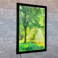 FAUX LED Window Frame - Select Graphic Print Size: