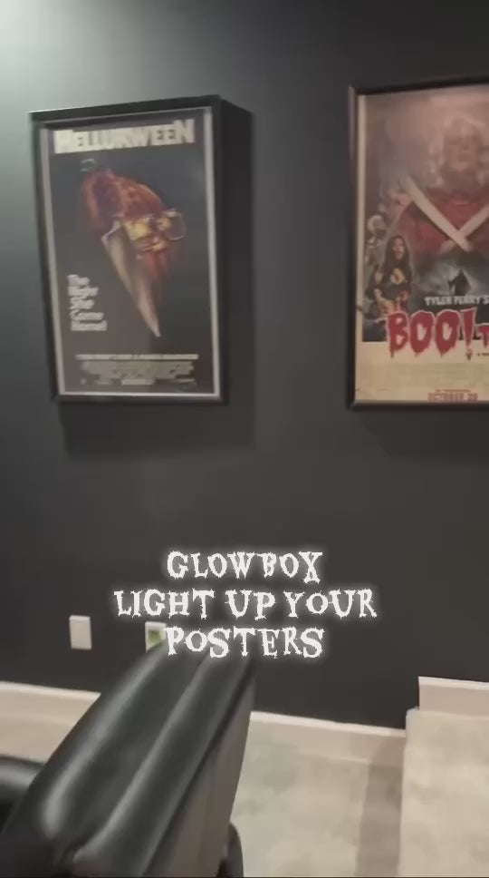 4-PACK Glowbox "World Famous" LED Light Box Poster Frames - Made in the USA