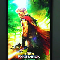 3-Pack "World Famous" 27x40 LED Glowbox Light Box Poster Frames
