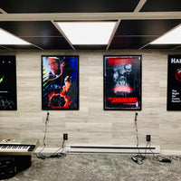 3-Pack "World Famous" 27x40 LED Glowbox Light Box Poster Frames