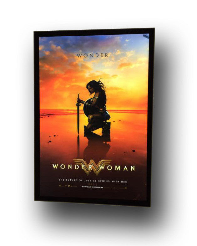 3-Pack "World Famous" 27x40 LED Glowbox Light Box Poster Frames